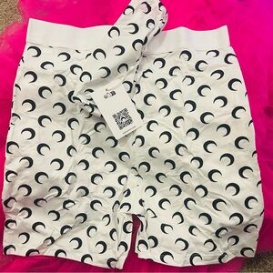 RECYCLED MOON JERSEY MINI SHORTS